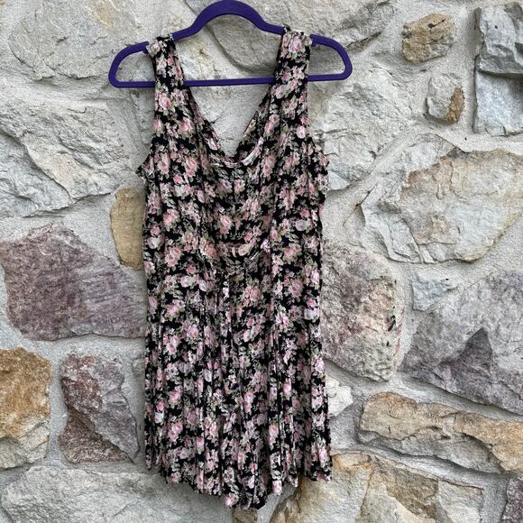 Vintage 90s grunge floral romper live life by sanctuary size small - Picture 5 of 7